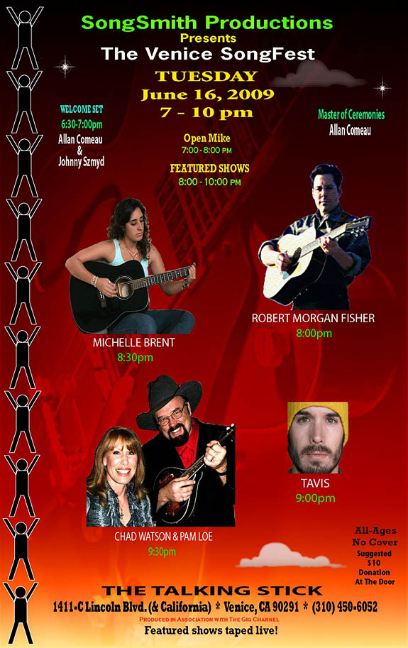 Venice SongFest Flyer